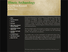 Tablet Screenshot of illinoisarchaeology.com